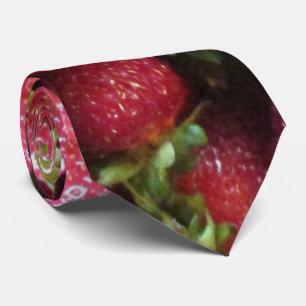 Necktie - Sommarjordgubbar Slips