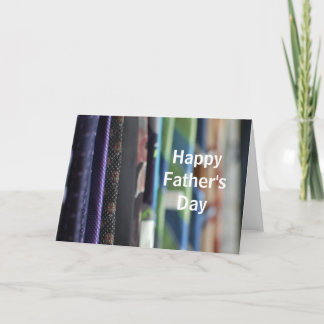 Neckties Photo Fars dag Greeting Card Kort