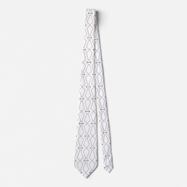 Neckties Ties Mönster på Necktie Neck Tie (Framsida)