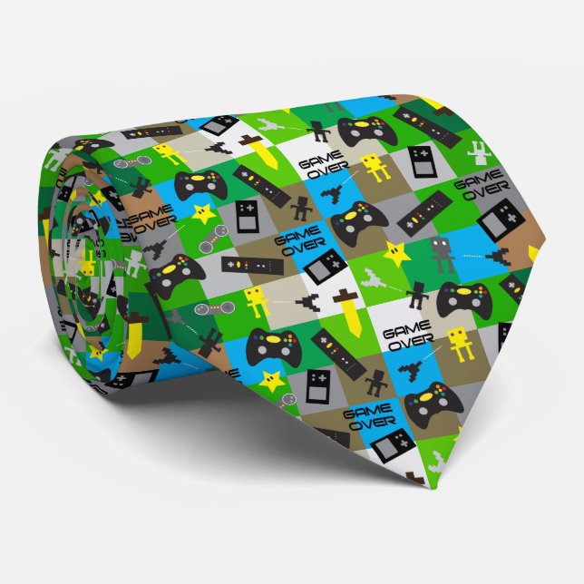 Neckwear för videospeltemaGamer (Rullad)