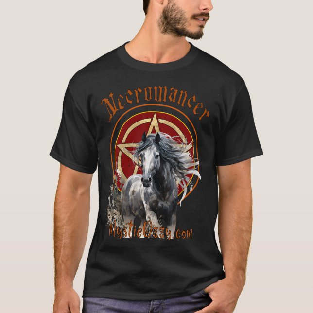 Necromancer Horse T Shirt (Framsida)