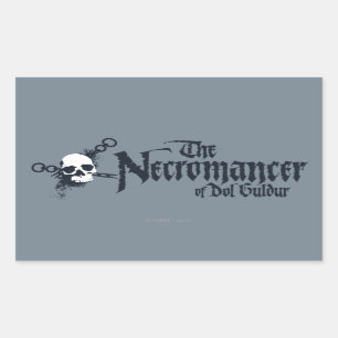 Necromancer Namn Rektangulärt Klistermärke