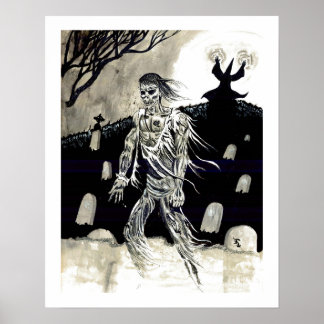 "Necromancer" - poster av Tracy Lesch