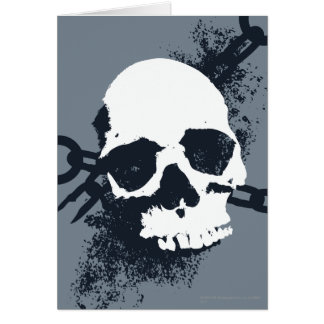 Necromancer Skull-symbol Hälsningskort