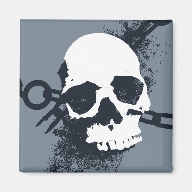 Necromancer Skull-symbol Magnet (Framsidan)