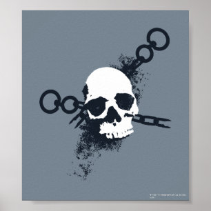 Necromancer Skull-symbol Poster