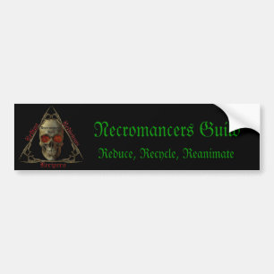 Necromancersskrå Bildekal