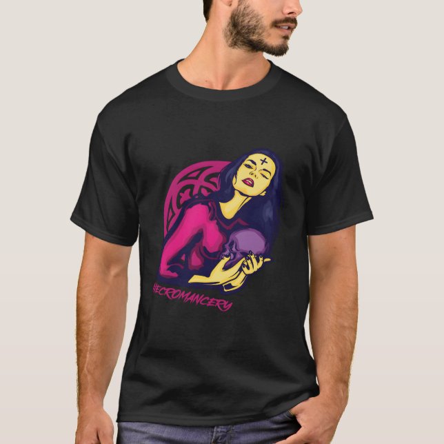 Necromancy Gothic Gift Pastel Goth T Shirt (Framsida)