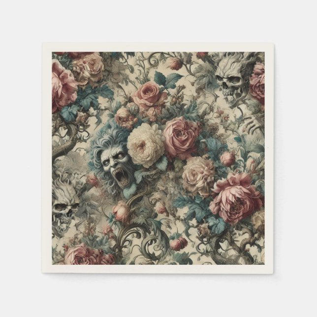 Necromancy of the Gnashed – Gothic Victorian  Pappersservett (Framsidan)