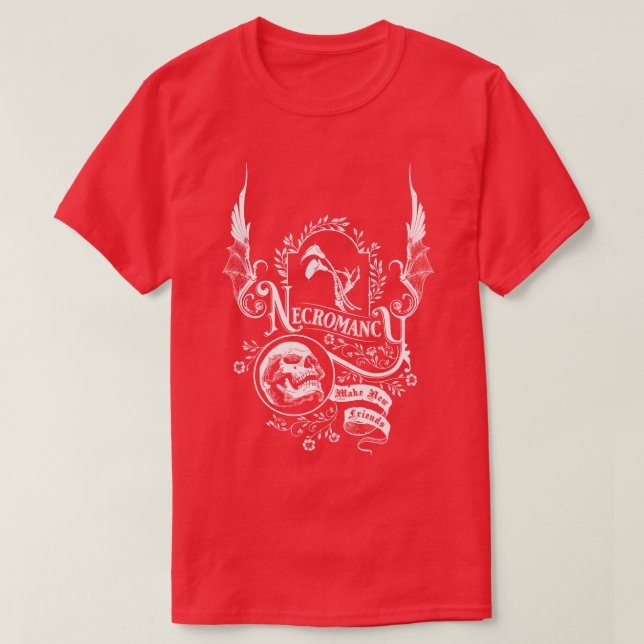 Necromancy Slogan T Shirt (Design framsida)