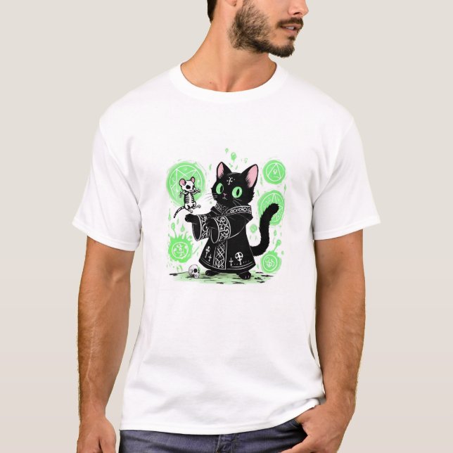 Necromeowncer T Shirt (Framsida)