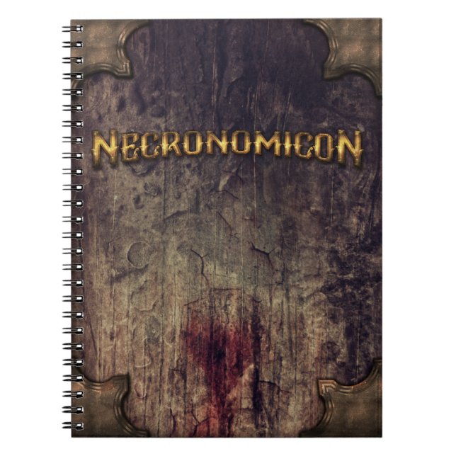 Necronomicon boken av deadna anteckningsbok (Framsidan)