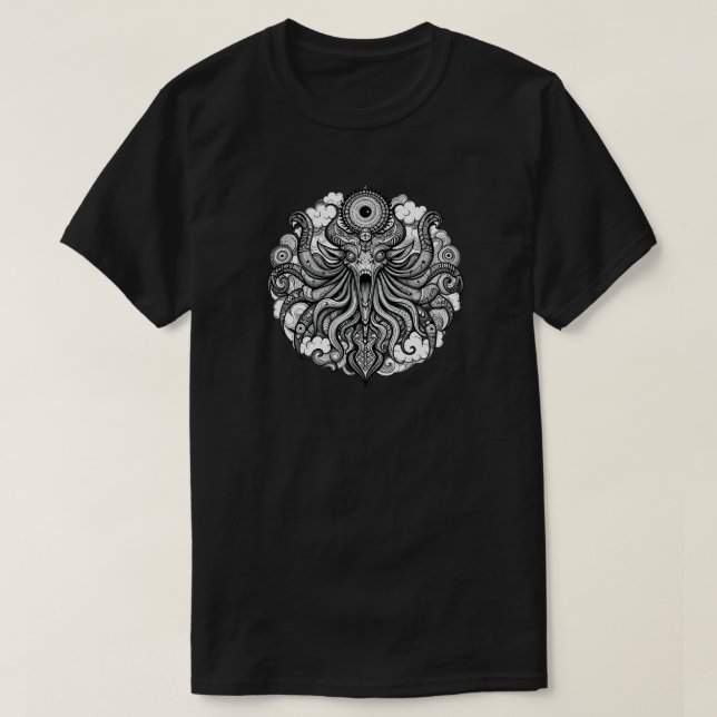 Necronomicon Cthulhu Shub-Niggurath Symbol T Shirt (Design framsida)