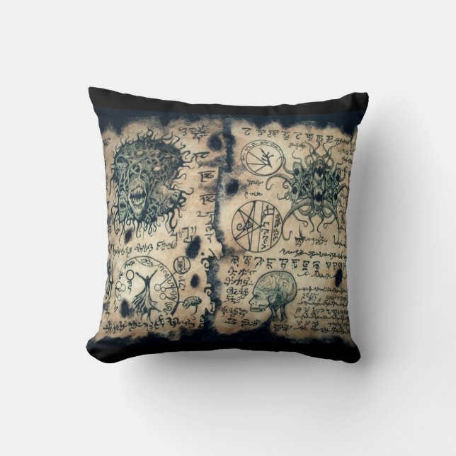 necronomicon kudder kudde (Framsida)