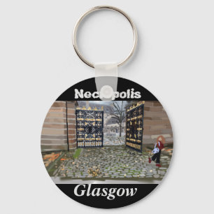 Necropolis i Glasgow, nyckelkedjan i skotland Nyckelring