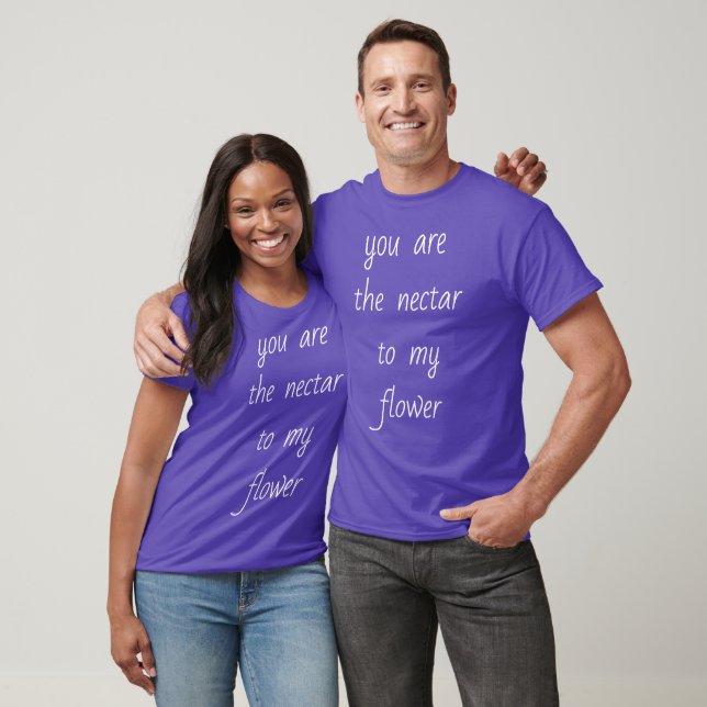 Nectar to my Flower Basic Mörk T-Shirt (Unisex)