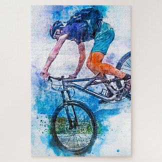 Ned Backe Mountain Biking Splatter Pussel