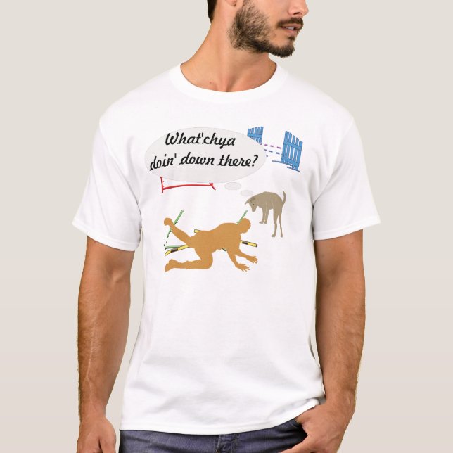 Ned där borta - T-Shirt (Framsida)