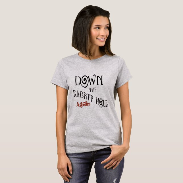 Ned Hål igen T Shirt (Hel framsida)