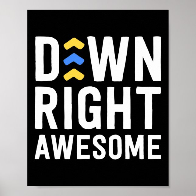 Ned Höger Fantastisk Down Syndrome Awareness Kid A Poster (Framsidan)