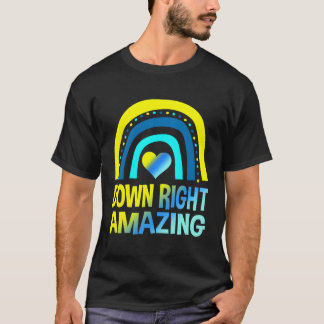 Ned Höger Fantastisk nedåt Syndrome Awareness T Shirt