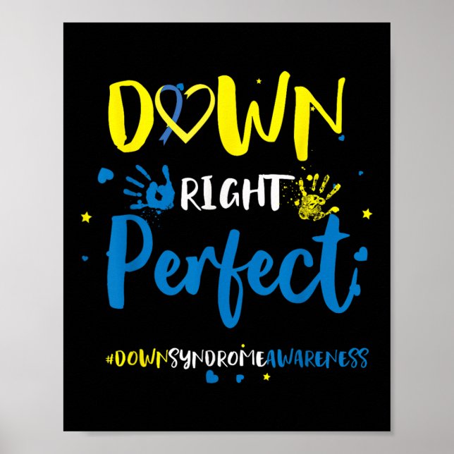 Ned Höger Perfekt - Ned Syndrome Awareness Ribbo Poster (Framsidan)