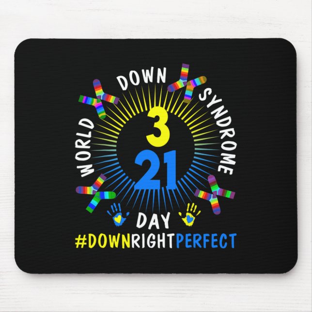 Ned Höger Perfekt World Down Syndrome Awareness D Musmatta (Framsidan)