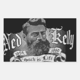 Ned Kelly - An Australian Legend Rektangulärt Klistermärke