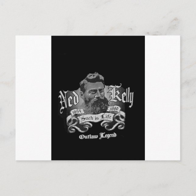 Ned Kelly - An Australian Legend Vykort (Framsida)
