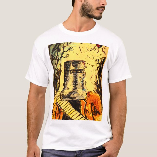 Ned Kelly Solar Eclipse T Shirt (Framsida)
