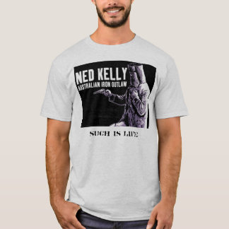 Ned kelly T skjorta Tee Shirt