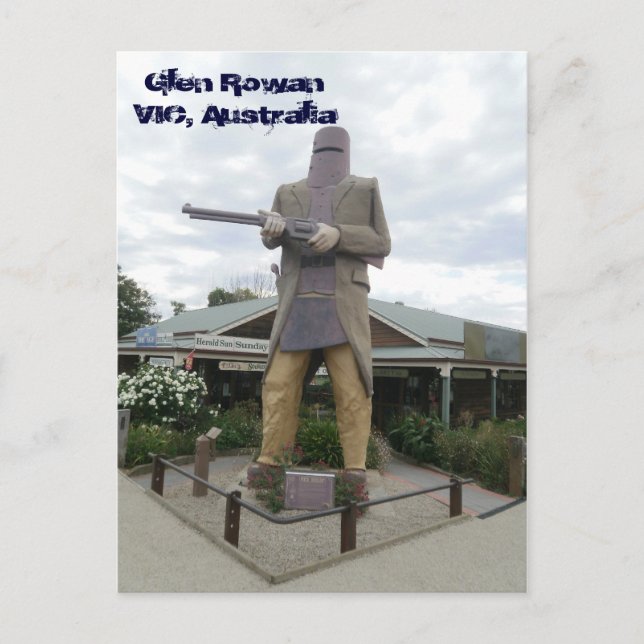 Ned Kelly Vykort (Framsida)