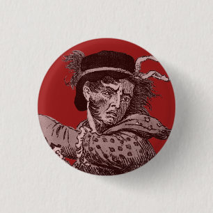 Ned Ludd (Luddite) emblem Knapp