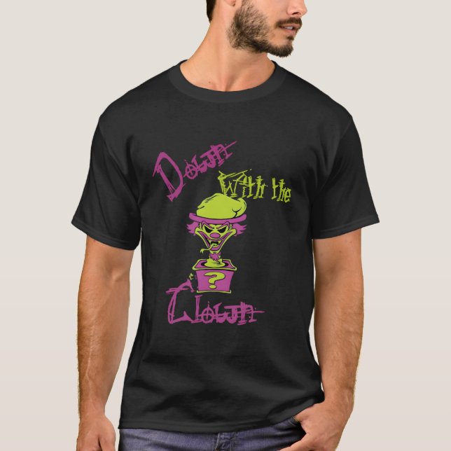 Ned med den stängda Icp för honom T Shirt (Framsida)