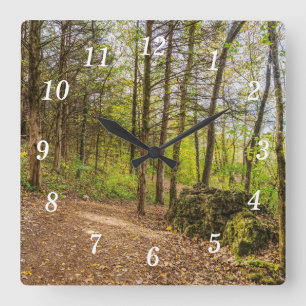 Ned och runt väggklocka