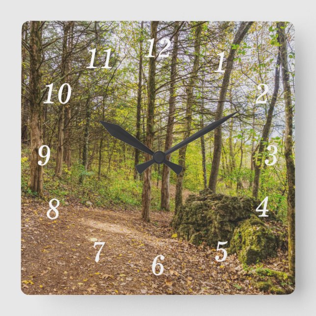 Ned och runt väggklocka (Framsida)