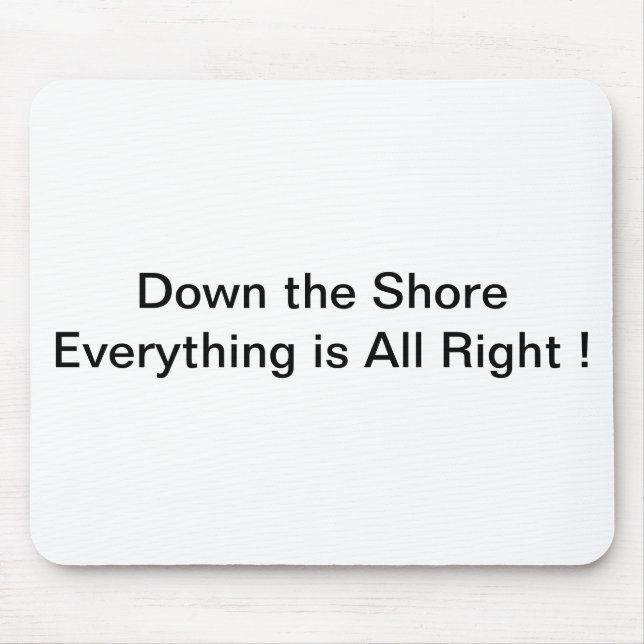 Ned Shore Mousepad Musmatta (Framsidan)