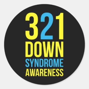 Ned Syndrome Awareness 321 Runt Klistermärke