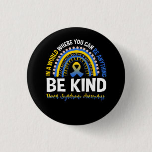 Ned Syndrome Awareness BE World Rainbow Boho Knapp