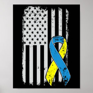 Ned Syndrome Awareness - Distress US American F Poster