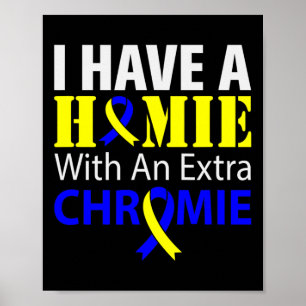Ned Syndrome Awareness Extra Chromosome Poster