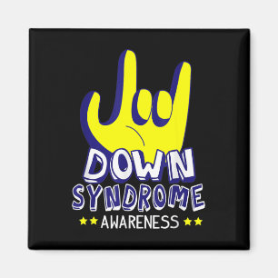 Ned Syndrome Awareness I Kärlek Du ASL Hand Sign Magnet