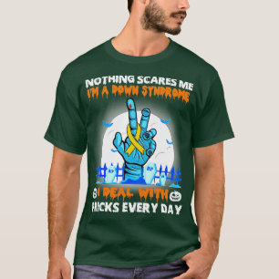 Ned Syndrome Awareness Inget Skrämmer mig Lycklig T Shirt