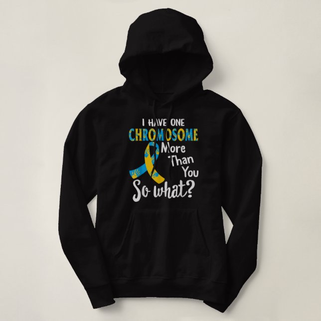 Ned Syndrome Awareness, jag har en kromosom T Shirt (Design framsida)
