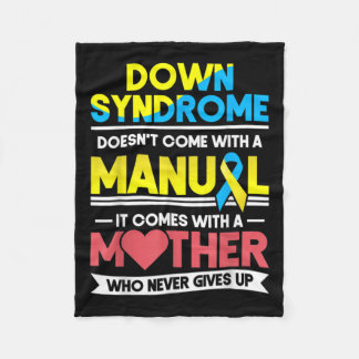 Ned Syndrome Awareness Komar inte med en manual Fleecefilt