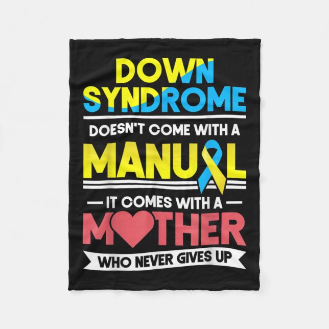 Ned Syndrome Awareness Komar inte med en manual Fleecefilt (Framsidan)