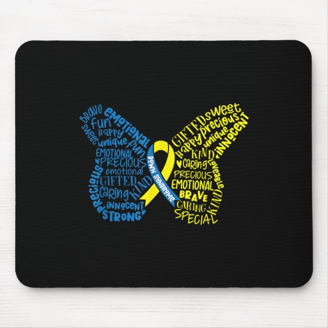 Ned Syndrome Awareness Month Butterfly Ord Cloud Musmatta (Framsidan)