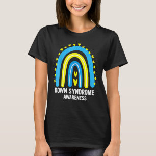 Ned Syndrome Awareness Rainbow T21 T Shirt