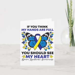 Ned Syndrome Awareness Ribbon Butterfly Mamma Sped Kort
