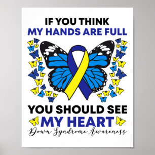 Ned Syndrome Awareness Ribbon Butterfly Mamma Sped Poster